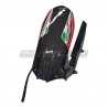 Stickers kit for rear fender tricolor design red base - Ducati Multistrada