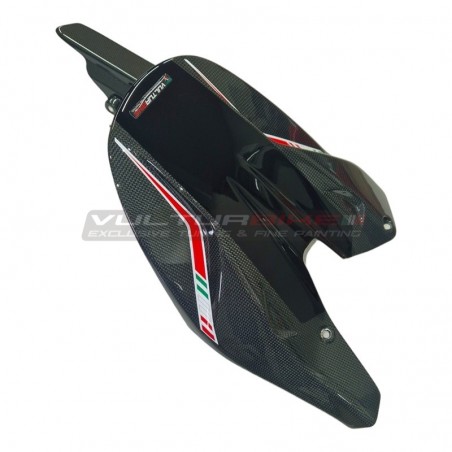 Parafango posteriore in carbonio design personalizzato - Ducati Diavel V4 