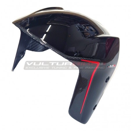 Parafango anteriore in carbonio design personalizzato - Ducati Diavel V4 