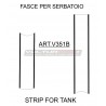 Kit adesivi bianco / nero per serbatoio - Ducati GT Sport 1000