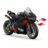 Juego de calcomanías para Ducati orejetas Panigale V4