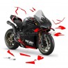 Custom color decal set for Ducati Panigale V4