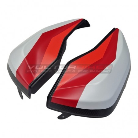 Carbon fiber case cover in Ducati Multistrada V4 RS livery