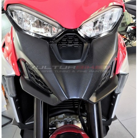 Convogliatore airbox completo con cover carbonio integrata per Ducati Multistrada V4 / V4S / Rally 