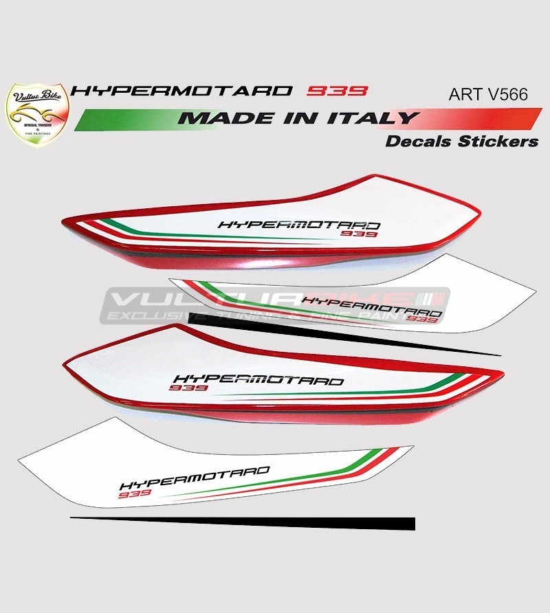 Adesivi per codino design personalizzato - Ducati Hypermotard 939 