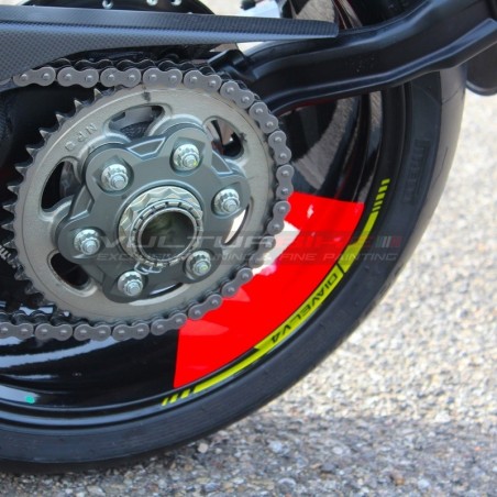 Lamborghini Style Kompletter Aufklebersatz - Ducati Diavel V4