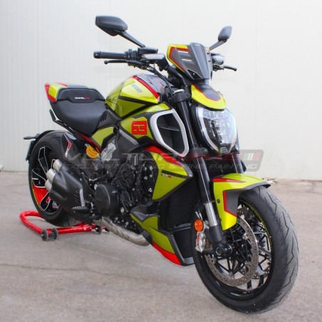Lamborghini Style Kompletter Aufklebersatz - Ducati Diavel V4