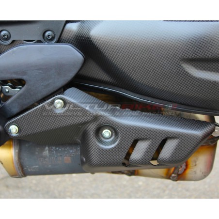 Couvercle d’échappement en fibre de carbone - Ducati Diavel V4