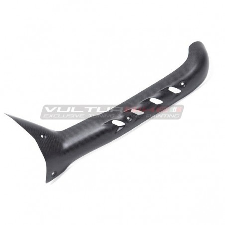 Tapa del colector de escape del lado derecho de fibra de carbono - Ducati Diavel V4