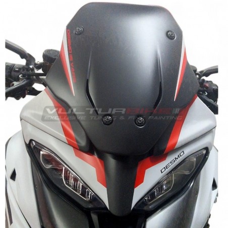 Pack bulle exclusif - Déflecteurs - Pare-brise en fibre de carbone - Ducati Multistrada V4 RS