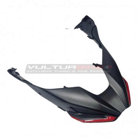 Transportador de caja de aire personalizado completo con cubierta de carbono integrada para Ducati Multistrada V4 Rally