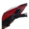 Red/White sportage design carbon tail - Ducati Panigale / Streetfighter V4 / V2