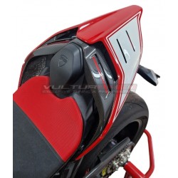 Codone in carbonio design red/White sportage - Ducati Panigale / Streetfighter V4 / V2