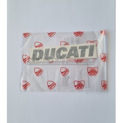 Par de calcomanías originales de grafito mate para tanque - Ducati Diavel V4