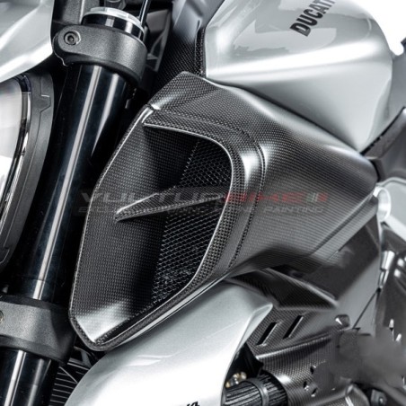 Paire de convoyeurs à boîte à air en carbone - Ducati Diavel V4