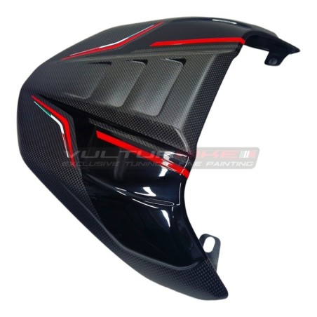 Coperchio sella in carbonio design inedito - Ducati Diavel V4