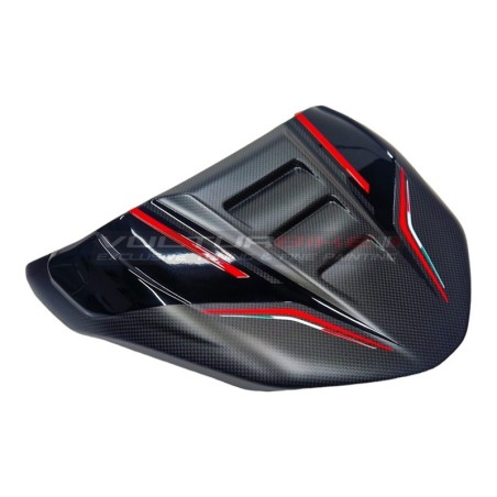 Coperchio sella in carbonio design inedito - Ducati Diavel V4