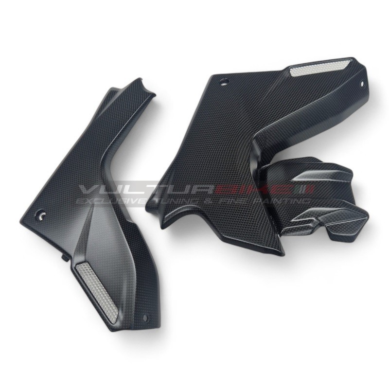Fianchetti sotto serbatoio in carbonio - Ducati Multistrada V4 Rally 