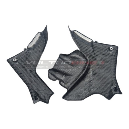 Fianchetti sotto serbatoio in carbonio - Ducati Multistrada V4 Rally 