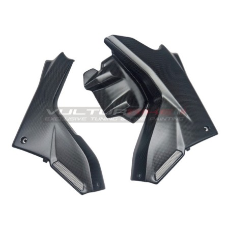 Fianchetti sotto serbatoio in carbonio - Ducati Multistrada V4 Rally 