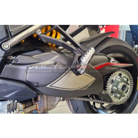 Carbonabdeckung für Schwinge - Ducati Multistrada V4 Pikes Peak / V4RS