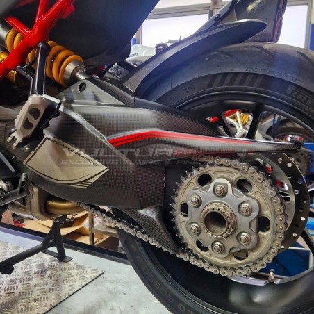 Cubierta de carbono para basculante - Ducati Multistrada V4 Pikes Peak / V4RS