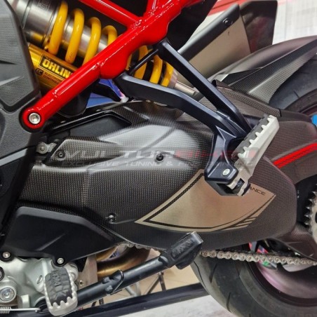 Carbonabdeckung für Schwinge - Ducati Multistrada V4 Pikes Peak / V4RS