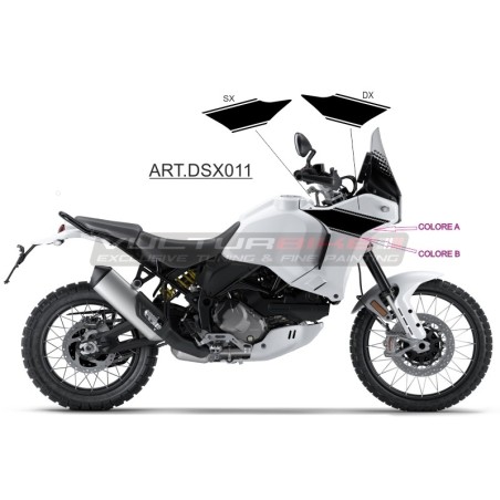 Autocollants carénage avant - Ducati DesertX