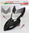 Graphit/rote Kuppel Aufkleber - Ducati Hypermotard 821/939 