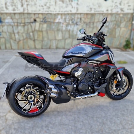 Kompletter Aufklebersatz mit neuem Design - Ducati Diavel V4