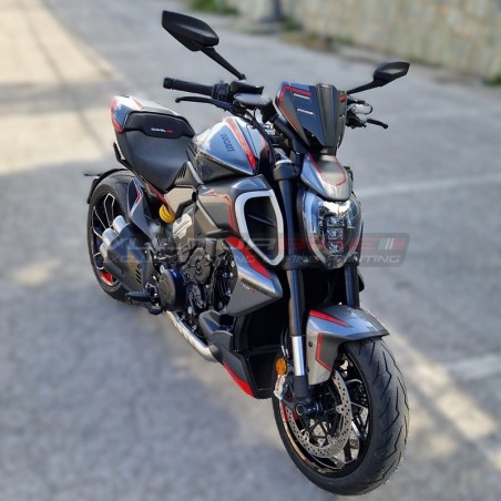 Kompletter Aufklebersatz mit neuem Design - Ducati Diavel V4