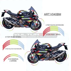 Sticker kit for 17 inch wheels - all models