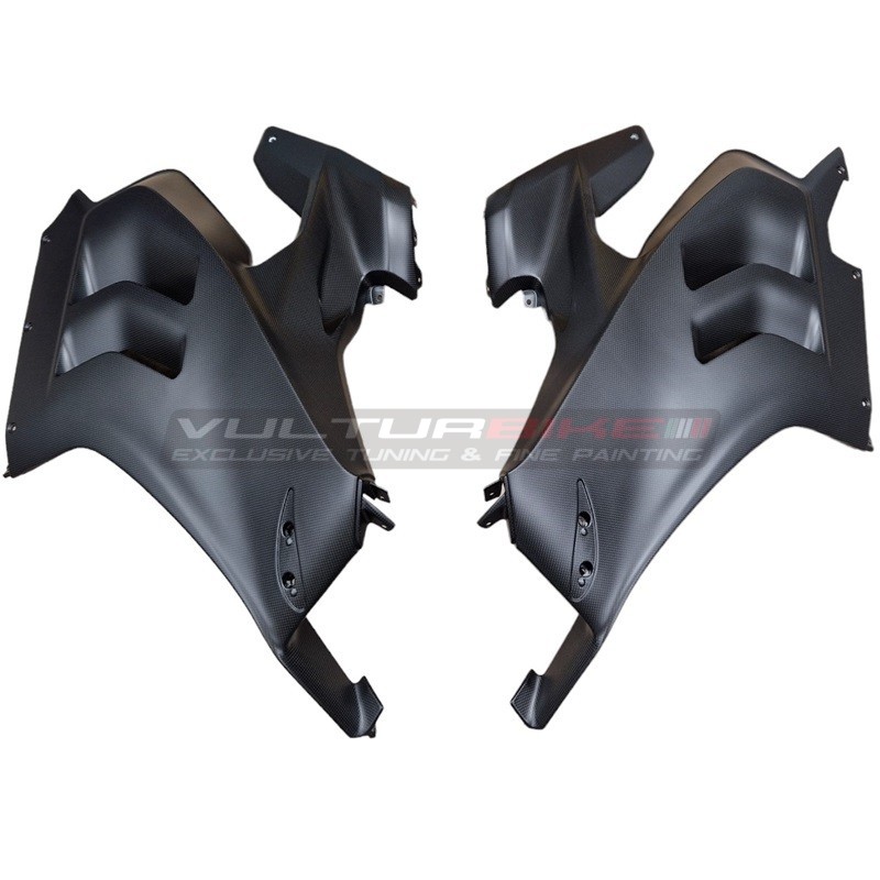 Set de carénages latéraux en fibre de carbone pour PANIGALE V4 DUCATI