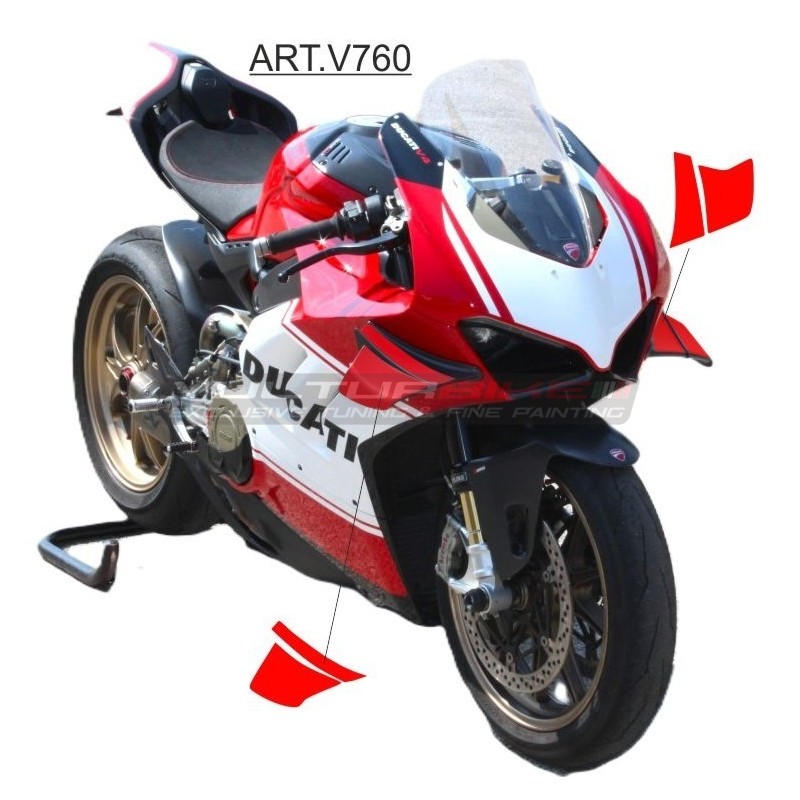 Adesivi per alette personalizzabili - Ducati Panigale V4
