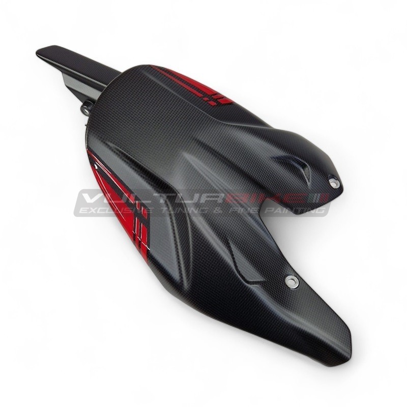 Parafango posteriore in carbonio personalizzato - Ducati Diavel V4 
