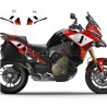 Aufkleber für die Gepäckabdeckung - Ducati Multistrada V4 Pikes Peak