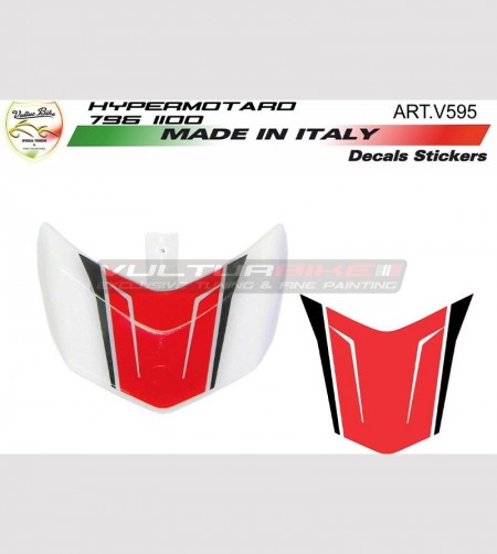 Autocollants spoiler moto blanche - Ducati Hypermotard 796/1100 