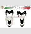 Pegatinas b/w para cúpula de motocicleta blanca - Ducati Hypermotard 796/1100 
