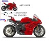 Kit de pegatinas traseras - Ducati Panigale V4 / V2 y Ducati Streetfighter V4 / V2