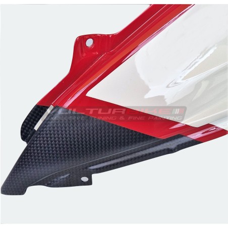 Coperchio serbatoio e pannelli laterali in carbonio design Pikes Peak - Ducati Multistrada V4