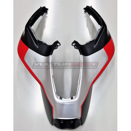 Coperchio serbatoio in carbonio effetto alluminio spazzolato - Ducati Multistrada V4 / V4S 