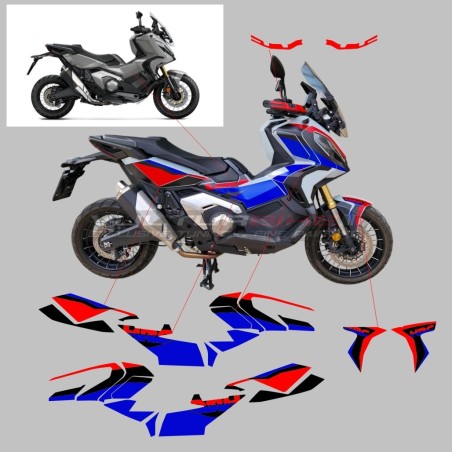 Benutzerdefiniertes Design Full Sticker Grafiken - Honda X ADV 750