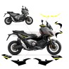 Juego de pegatinas para guardamanos y carenados laterales - Honda X ADV 750