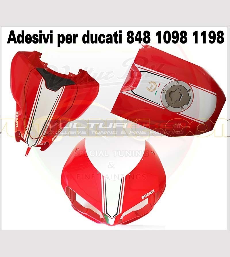 Band-Aufkleber-Kit - Ducati 848/1098/1198 