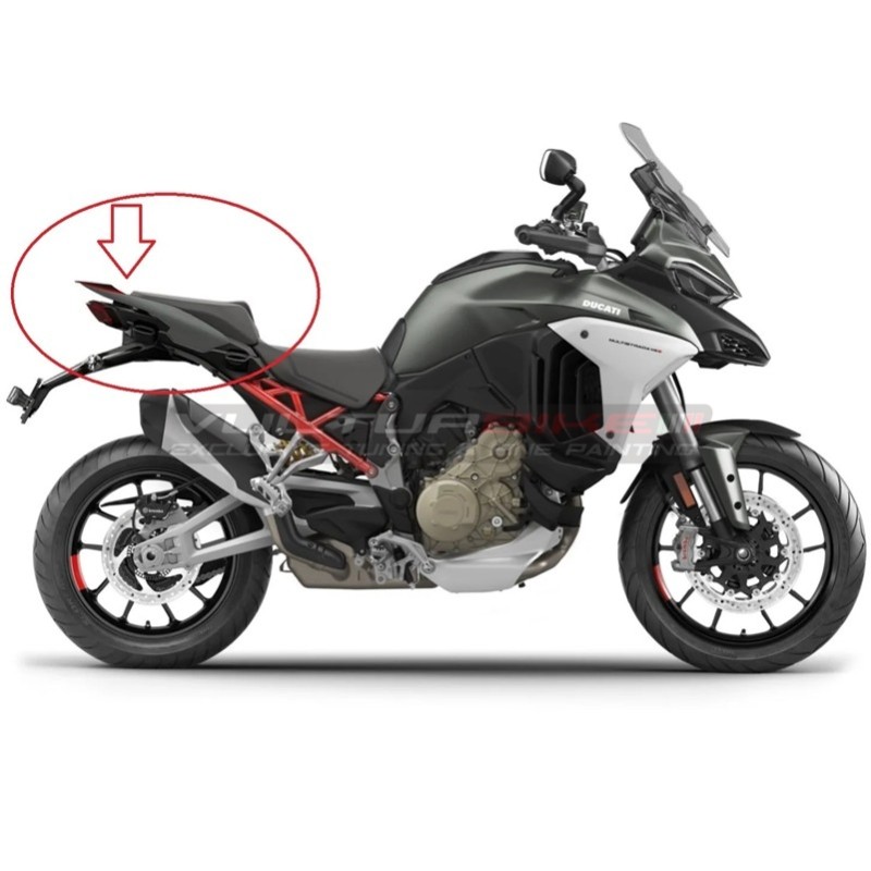 Coleta con asa versión RS para Ducati Multistrada V4S Aviator Gris