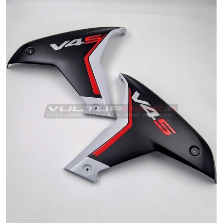 Pannelli laterali originali personalizzati - Ducati Multistrada V4 / V4S IC White 