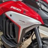 Pannelli in carbonio effetto alluminio spazzolato - Ducati Multistrada V4 / V4S 