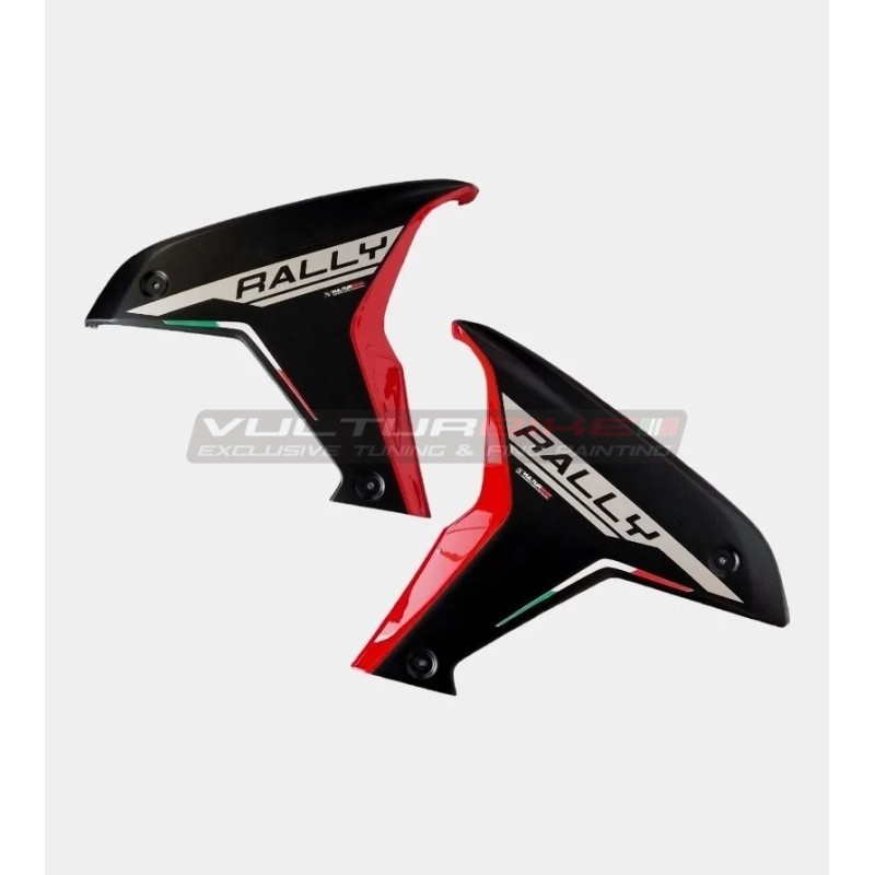 Original red and black side panels - Ducati Multistrada V4 Rally