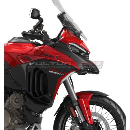 Original Seitenteile Version rot / mattschwarz - Ducati Multistrada V4 Rally