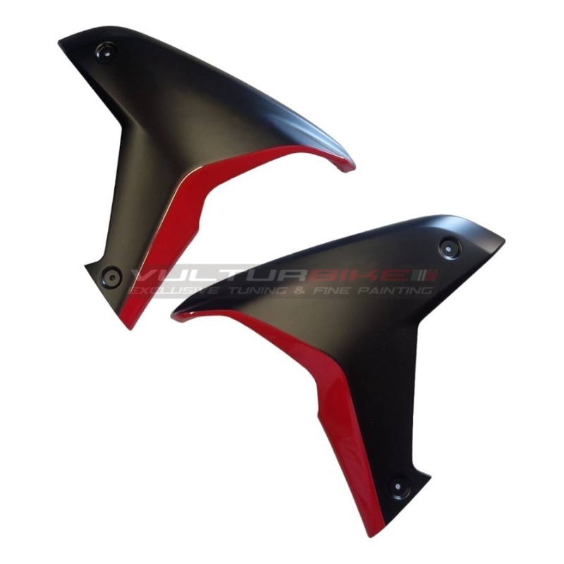Paneles laterales originales versión negro rojo - Ducati Multistrada V4 Rally